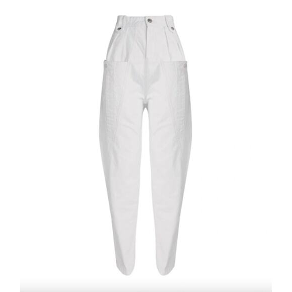 Isabel Marant White Kerris Trousers - Picture 7 of 14